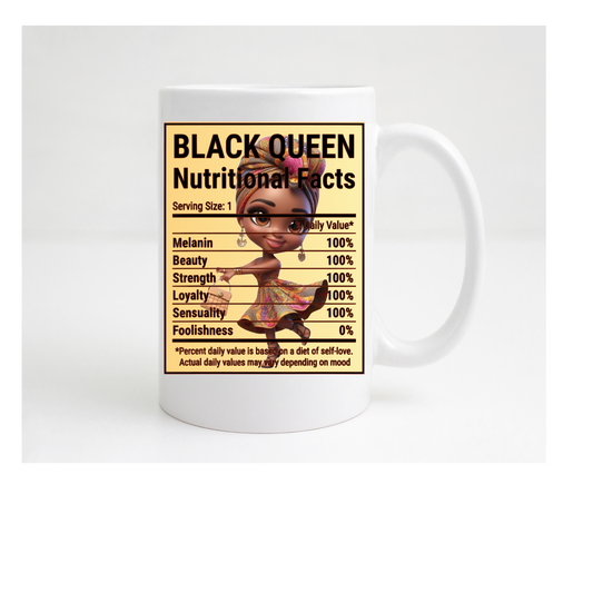 BLACK QUEEN MUG